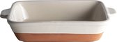 Gusta Patio - Ovenschaal - Taupe Oranje - 26,2x17,7x5,5cm