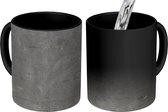 Magische Mok - Foto op Warmte Mok - Beton - Lijn - Patronen - Cement - 350 ML - Uitdeelcadeautjes
