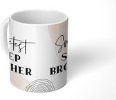 Mok - Koffiemok - Quotes - Broer - Liefde - Stepbrother - Mokken - 350 ML - Beker - Koffiemokken - Theemok