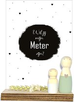 Peg dolls Meter vragen | groen | wil je mijn Meter zijn? | neefje | meter vragen | meter worden | peettante vragen | peettante worden