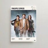 Pineapple Express Poster - Minimalist Filmposter A3 - Pineapple Express Movie Poster - Pineapple Express Merchandise - Vintage Posters
