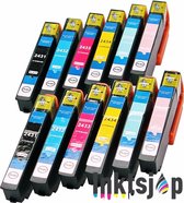 inktsjop huismerk Set 12x huismerk cartridge voor Epson 24XL voor Expression Photo XP-55 XP-750 XP-760 XP-850 XP-860 XP-950 XP-960 XP-970