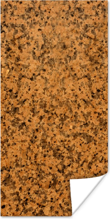 Poster Oranje - Pierre - Granit - 60x120 cm