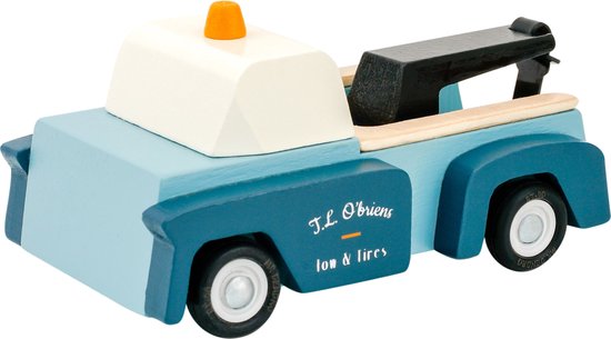 Poging Deter Speciaal Mr. Dendro - Houten speelgoed takelwagen - Grote speelgoed auto 12,5cm |  bol.com