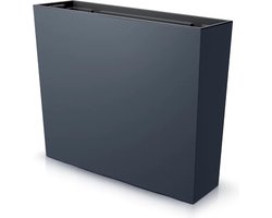 Prosperplast Urbi Case Tower - Hoog bloempot - Antraciet kleur / Kunststof