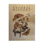 Boek "The Art of Natural History" met afbeelding van vlinders en rupsen op een plant.