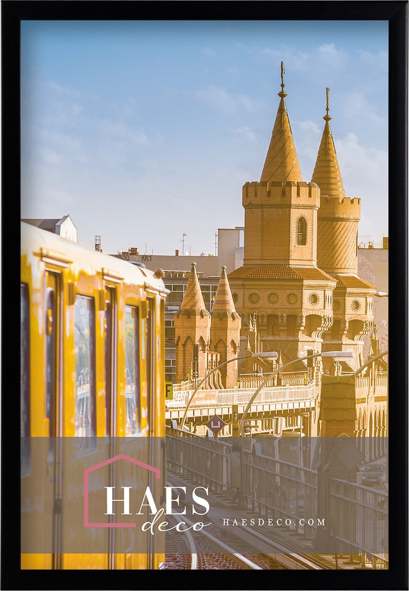 HAES deco Fotolijst Berlin zwart voor foto A4 formaat 21x29,7 - SP12129