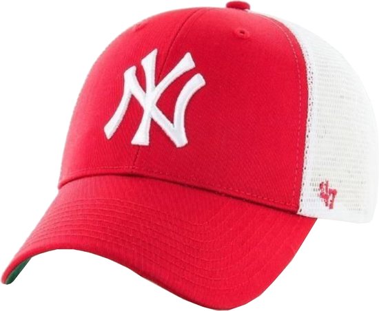 47 Brand MLB New York Yankees Branson Cap B-BRANS17CTP-RD, Unisex, Rood, Pet, maat: One size