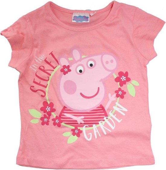 Peppa Pig -T-shirt Peppa Pig - meisjes - roze - maat 122/128
