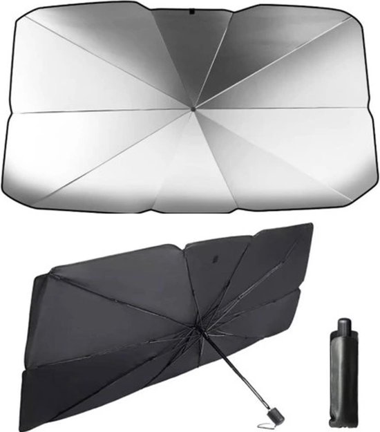 Parasol de voiture - Protection solaire - Pare-brise - Protection UV - Parapluie pliable - Rheme