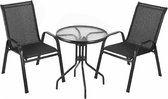 Dendardev® - Tuinmeubilair - Tuinset - Tafel met 2 Stoelen - Meubels Set voor Terras - Binnenplaats - Bar - Balkon