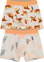 Claesen's - Boxershort 2-pack Graphic Tiger - Maat: 98