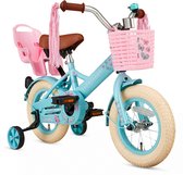 SuperSuper Little Miss 12 INCH - Kinderfiets - Meisjes - Turquoise