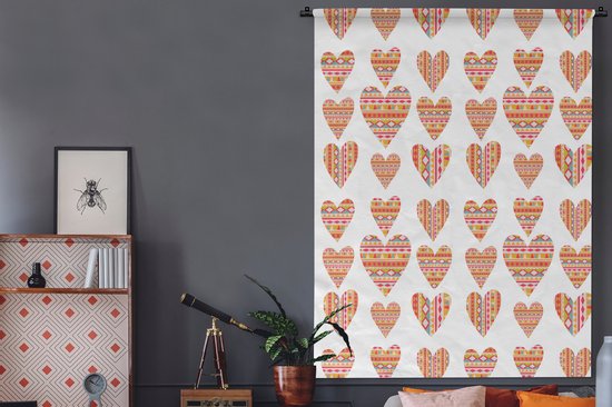 Tapisserie - Tapisserie - Coeur - Amérique du Sud - Motifs - 150x200 cm - Tapisserie