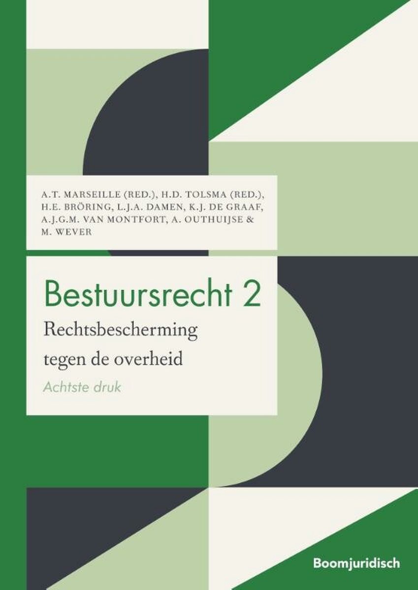 Omslag van Boom Juridische studieboeken - Bestuursrecht 2