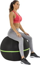 Tunturi Fitnessbalhoes - 65Cm - Groene Rits