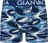 Boxer homme Gianvaglia 3 pack imprimé bleu XXL