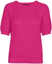 Vero Moda VMNEWLEXLUREX SS O-NECK BLOUSE - Very Be Pink