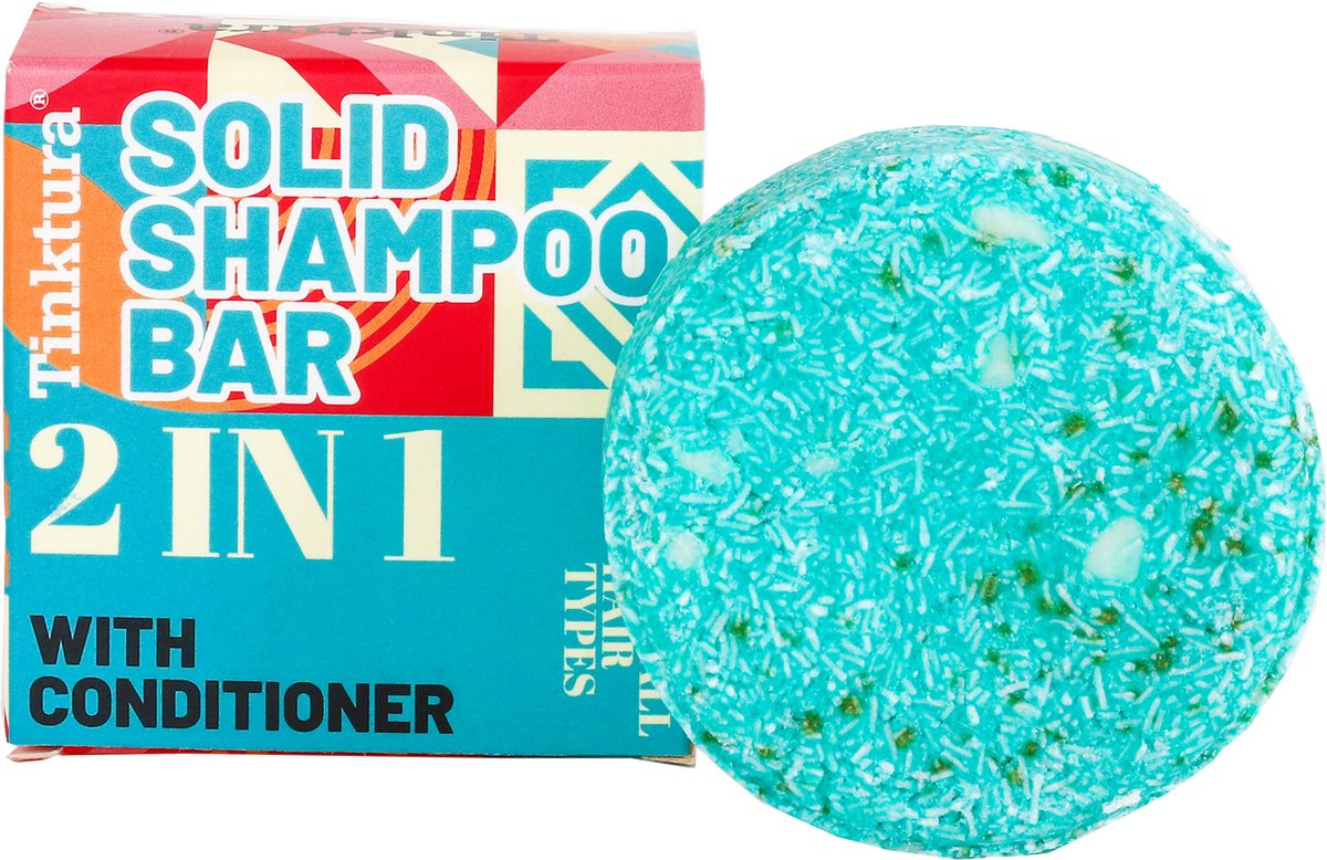 Tinktura - Shampoo Bar - 2 In 1 - Shampoo & Conditioner - Macadamia - Argan olie - Jojoba olie - Magnolia olie - Vegan