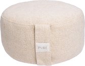 Coussin de méditation eco chanvre naturel rond – Pure | Coussin de yoga