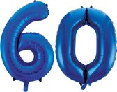 Folie ballonnen 60 blauw.