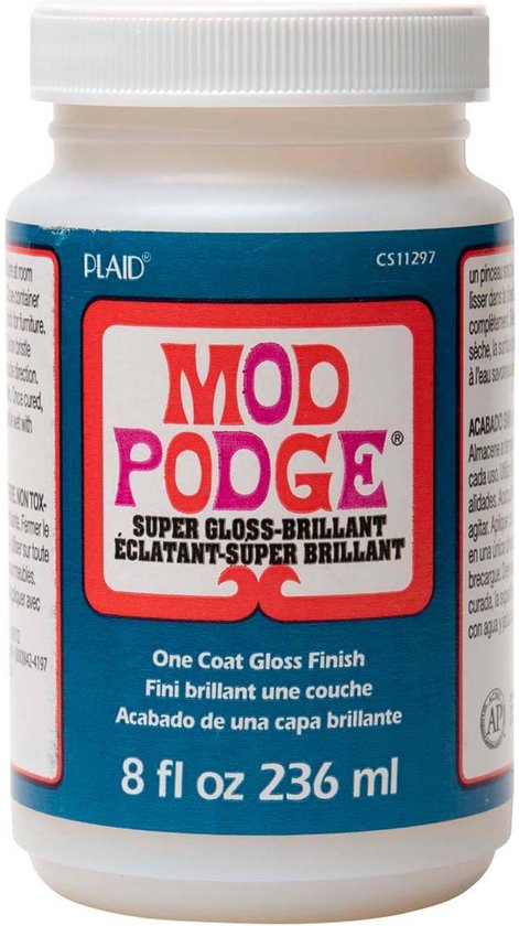 Mod Podge Super Gloss - Lijm vernis en sealer in één - Hoogglans - 236 ml - Mod Podge