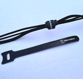 Kabelbinders - King Gadget - Herbruikbaar - 15 stuks - Zwart - Hoge kwaliteit