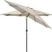 Luxe parasol - Zwevende Parasol - Rechthoekig - Zon Bescherming - Parasol - Luifel - Tuin accessoires - Beige