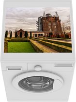 Wasmachine beschermer mat - Architectuur - Villa - Nederland - Breedte 55 cm x hoogte 45 cm
