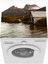 Wasmachine beschermer mat - Bootschuur aan Dove Lake Cradle Mountain in Tasmanië - Breedte 60 cm x hoogte 60 cm