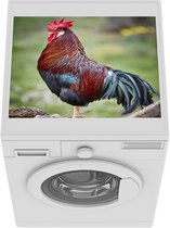 Wasmachine beschermer mat - Haan fotoafdruk - Breedte 55 cm x hoogte 45 cm