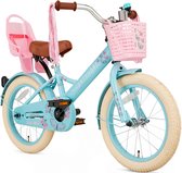 Supersuper Little Miss Kinderfiets - 16 inch - Turquoise