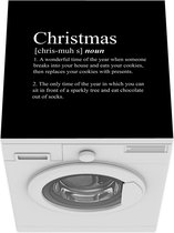 Wasmachine beschermer mat - Kerst - Quotes - Cadeau - Breedte 60 cm x hoogte 60 cm