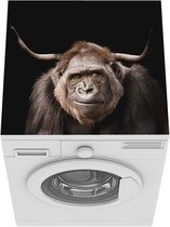 Wasmachine beschermer mat - Aap - Gorilla - Schotse Hooglander - Breedte 60 cm x hoogte 60 cm