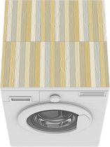 Wasmachine beschermer mat - Hout - Patronen - Planken - Hardhout - Breedte 60 cm x hoogte 60 cm