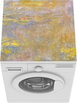 Wasmachine beschermer mat - Waterlelies - Schilderij van Claude Monet - Breedte 60 cm x hoogte 60 cm