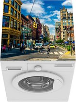 Wasmachine beschermer mat - Broadway - New York - USA - Breedte 60 cm x hoogte 60 cm
