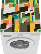 Wasmachine beschermer mat - Geometrisch - Patronen - Abstract - Breedte 60 cm x hoogte 60 cm