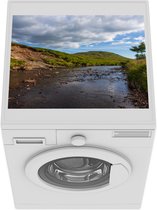 Wasmachine beschermer mat - bewolking boven de rivier in Glen Coe - Breedte 55 cm x hoogte 45 cm