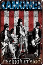 Signs-USA - Concert Sign - metaal - The Ramones - 30 x 40 cm