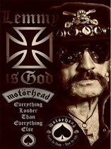 Signs-USA - Muziek Sign - metaal - Motorhead - Lemmy - 30 x 40 cm