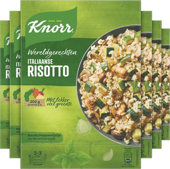 Knorr Wereldgerechten Maaltijdpakket Italiaanse Risotto 6 x 275 g