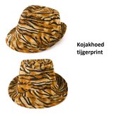 Chapeau imprimé tigre taille 59/60 - Chapeau de party tigre animal fête thème Festival