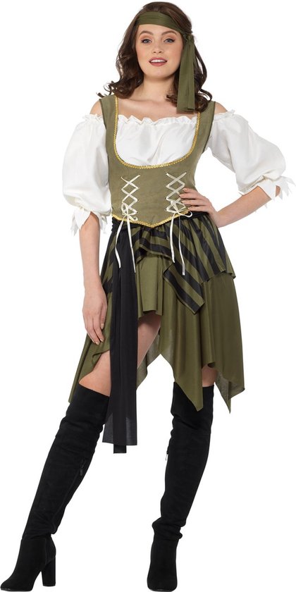 brand kogel lint Karnival Costumes Piraat & Viking Kostuum Carnavalskleding Dames Carnaval -  Maat XS | bol.com