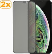 iPhone Xs Max - Edge to Edge Screenprotector - iRon Skin - Privacy