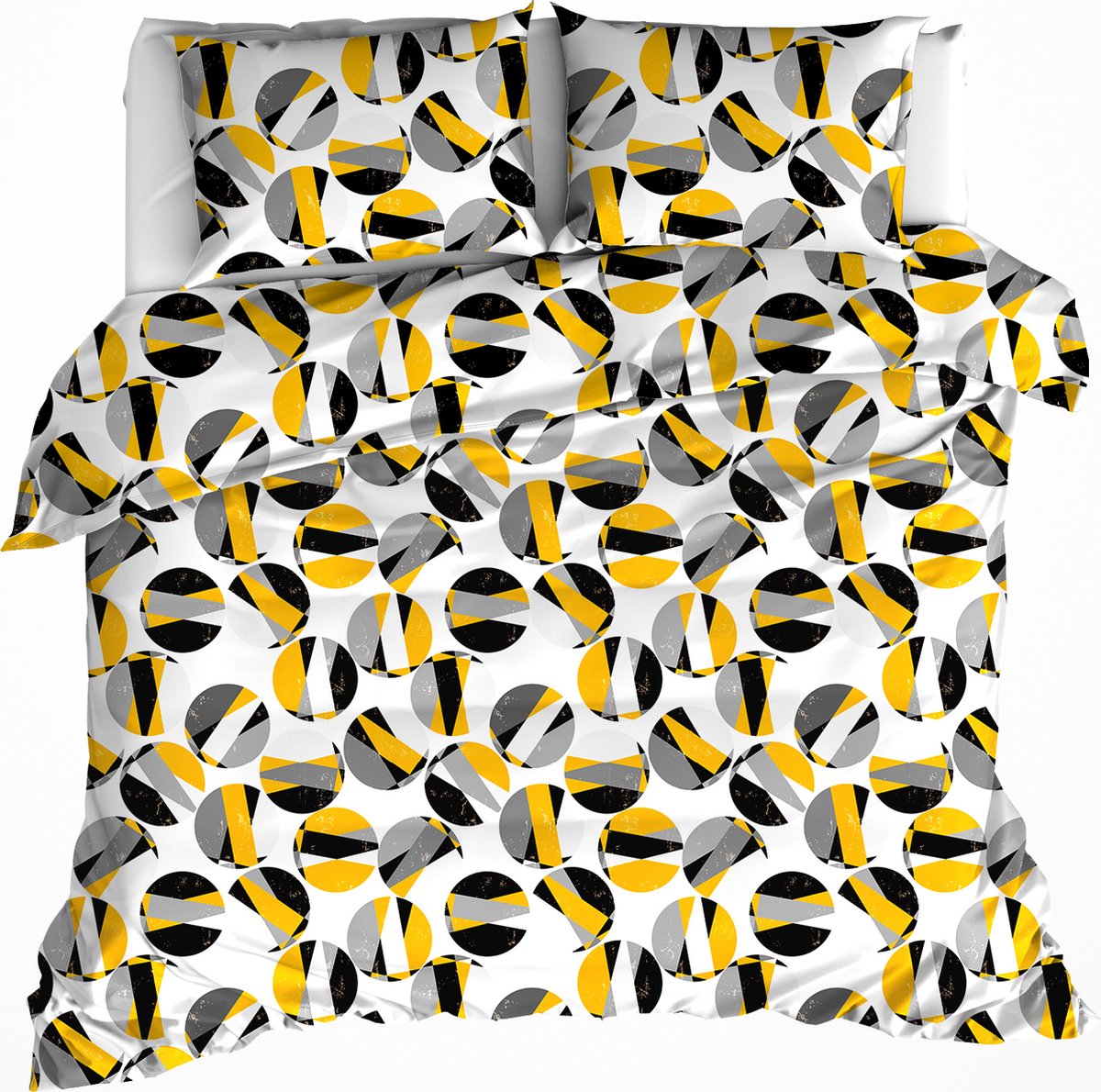 Moodit Dekbedovertrek Odil Marble - Lits Jumeaux - 240 x 220 cm - Katoen