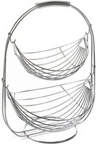 Fruitschaal Versa Staal (28 x 45 x 34 cm)