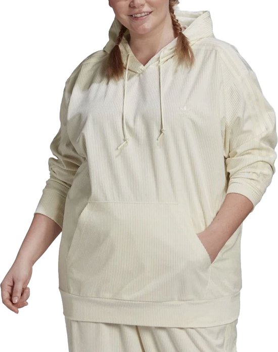 adidas Originals Hoodie Sweatshirt Vrouwen wit 2X (52-54)