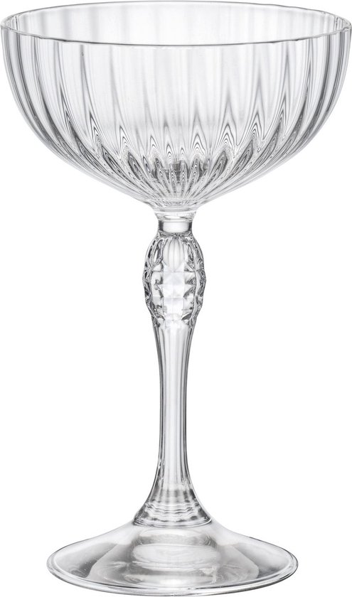 Foto: Bormioli rocco america s cocktail martini glazen 22 cl 24 stuks champagneglazen coupe kristalglas vaatwasserbestendig