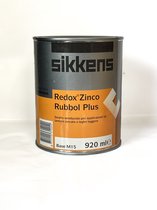 Sikkens Redox Zinco Rubbol Plus | Base M15 | Halfglanzend Lak voor Verzinkt Plaatstaal en Lichte Legeringen | 8-10m² | 920ml